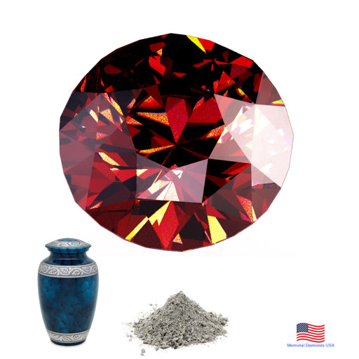 Red Memorial Diamonds Made From Ashes