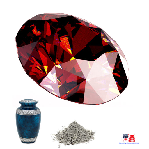 Red Memorial Diamonds Made From Ashes