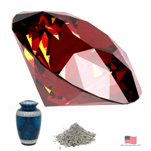 Red Memorial Diamonds Made From Ashes