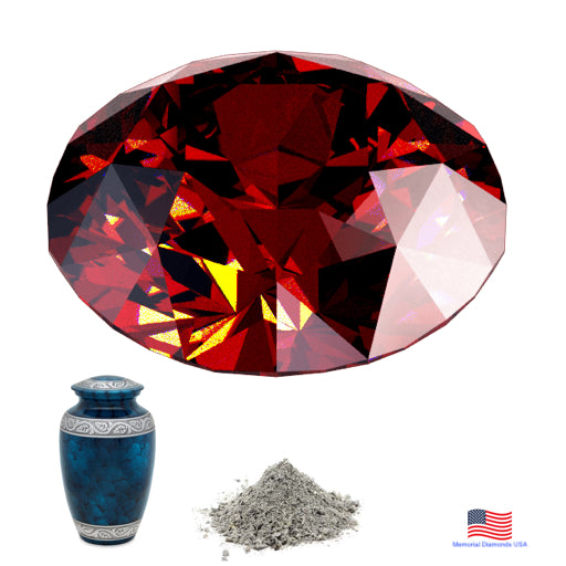 Red Memorial Diamonds Made From Ashes